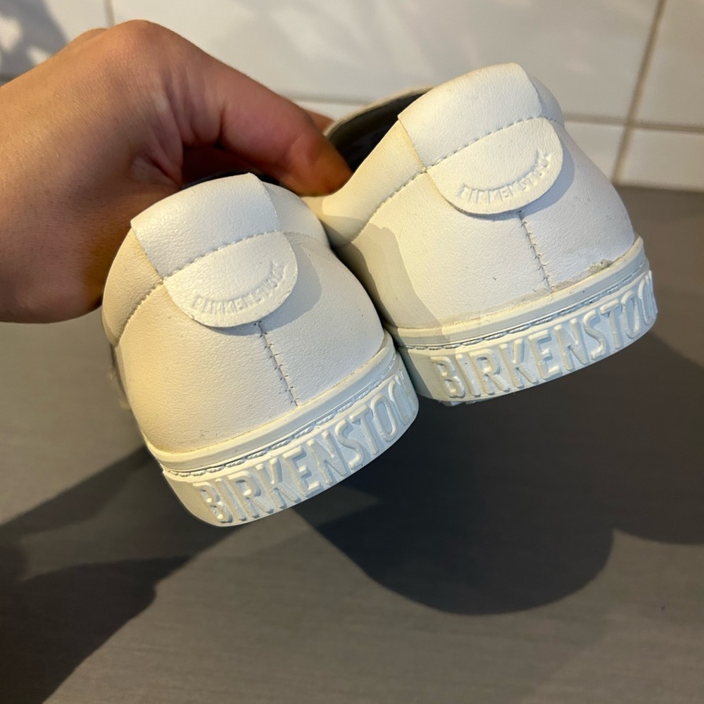 Birkenstock Women's Slip-On Flats in White - Picture 3 of 6